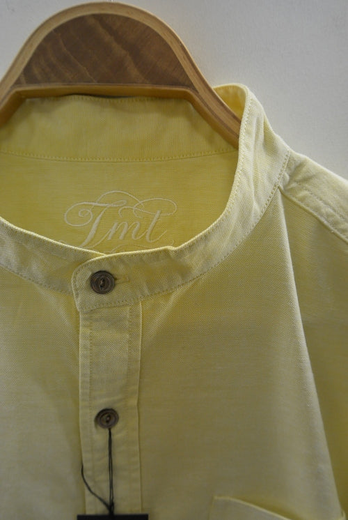 2016 S/S TMT L/SL NO-COLLAR SHIRT SHIRT YELLOW