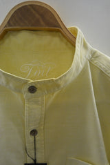 2016 S/S TMT L/SL NO-COLLAR SHIRT SHIRT YELLOW