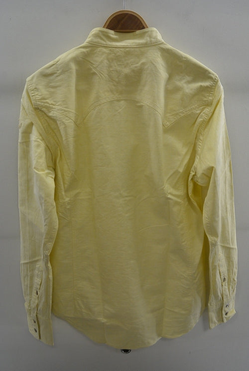 2016 S/S TMT L/SL NO-COLLAR SHIRT SHIRT YELLOW