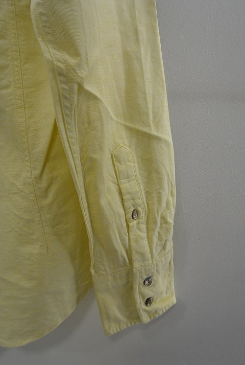 2016 S/S TMT L/SL NO-COLLAR SHIRT SHIRT YELLOW