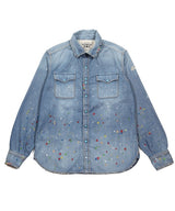 2019 S/S TMT HQ PAINT&CRUSH DENIM SHIRTS