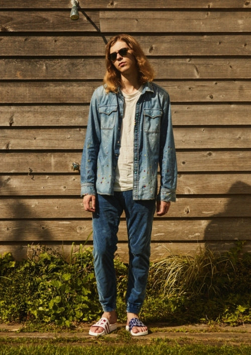 2019 S/S TMT HQ PAINT&CRUSH DENIM SHIRTS