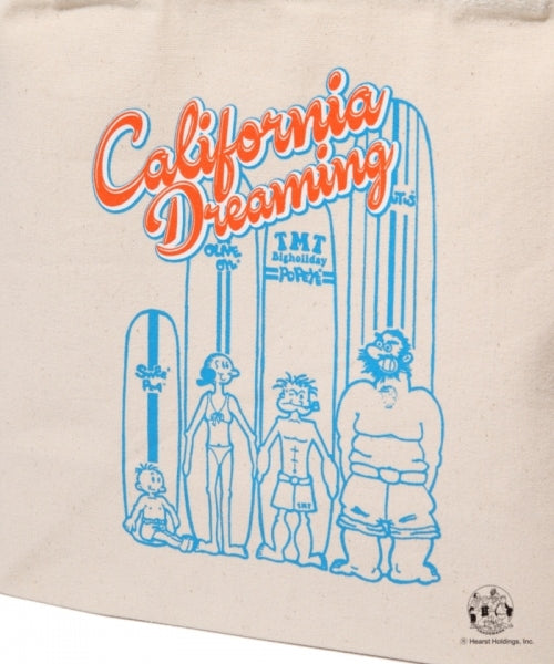 2019 S/S TMT POPEYE(R)×TMT CANVAS TOTEBAG (CALIFORNIA DREAMIN)