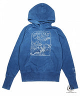 2019 S/S TMT POPEYE(R)×TMT INDIGO-DYED HOODIE(SURF CRAZY)