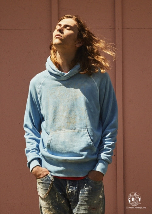 2019 S/S TMT POPEYE(R)×TMT INDIGO-DYED HOODIE(SURF CRAZY)