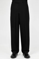 2025 S/S LAD MUSICIAN WOOL GABARDINE WIDE TAPERED SLACKS