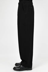 2025 S/S LAD MUSICIAN WOOL GABARDINE WIDE TAPERED SLACKS