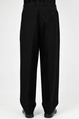 2025 S/S LAD MUSICIAN WOOL GABARDINE WIDE TAPERED SLACKS