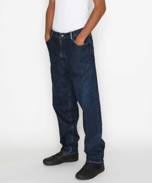2019 S/S NUMBER (N)INE WIDE TAPERD STRETCH DENIM JEANS(LIGHT WASH)