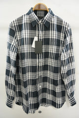 2016 S/S NUMBER (N)INE　FLY FLONT SHIRTS_TWILL CHECK BLACK