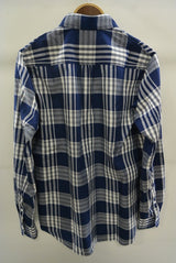 2016 S/S NUMBER (N)INE　FLY FLONT SHIRTS_TWILL CHECK BLUE