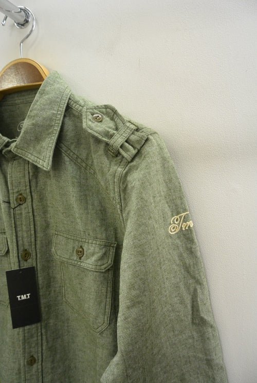 2016 S/S TMT L/SL MILITARY SHIRT KHAKI