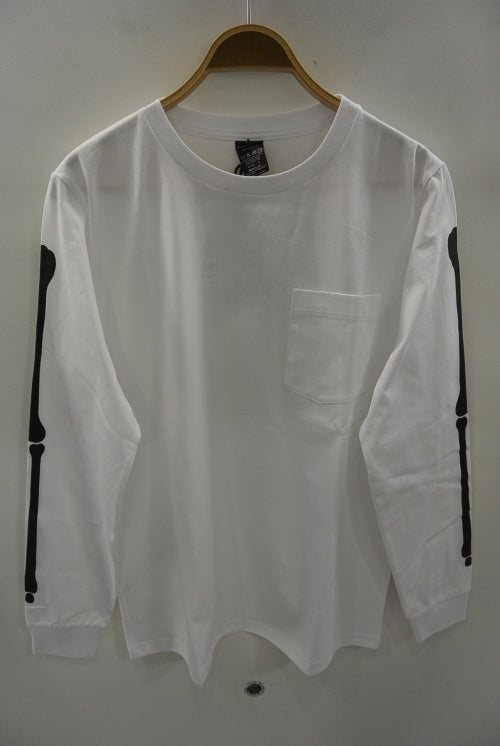 2017 S/S NUMBER (N)INE LONG POCKET T-SHIRTS_BONE WHITE