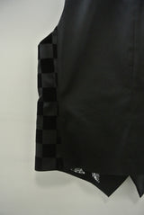2015 S/S NUMBER (N)INE TAILORED VEST_PATTERN BLACK