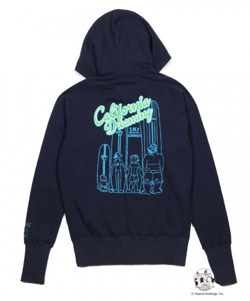 2019 S/S TMT POPEYE(R)×TMT ZIP-UP HOODIE(CALIFORNIA DREAMIN)