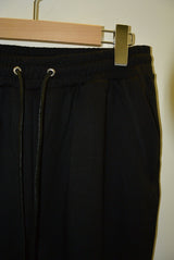 2017 S/S GalaabenD ストレッチルーチェルブライト裏毛relax easy pants BLACK