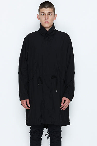 2017 S/S NUMBER (N)INE MODS COAT_NYLON BLACK