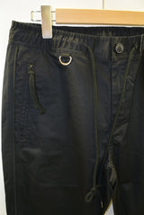 2017 S/S NUMBER (N)INE PIPING EASY PANTS BLACK/BLACK