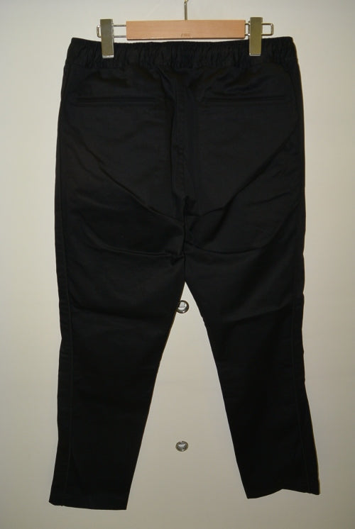 2017 S/S NUMBER (N)INE PIPING EASY PANTS BLACK/BLACK