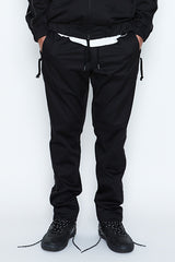 2017 S/S NUMBER (N)INE PIPING EASY PANTS BLACK/BKxWH