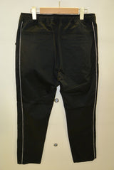 2017 S/S NUMBER (N)INE PIPING EASY PANTS BLACK/BKxWH