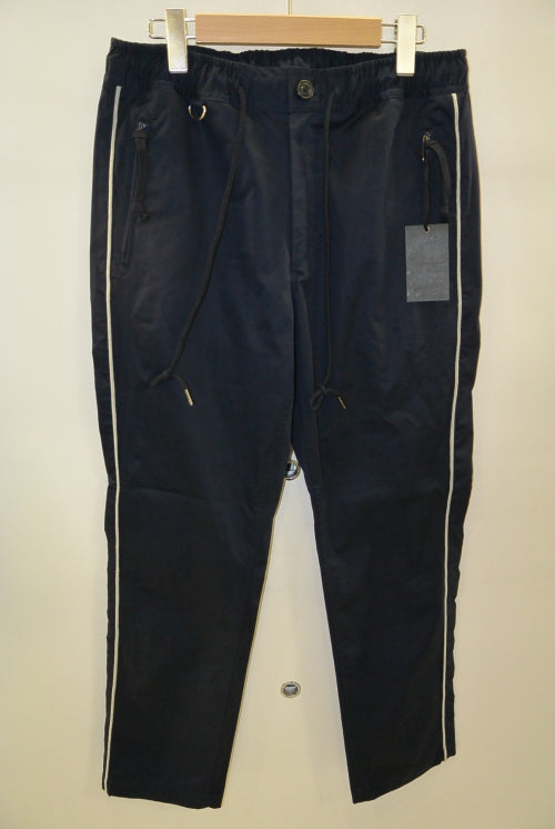 2017 S/S NUMBER (N)INE PIPING EASY PANTS NAVY/GRAY