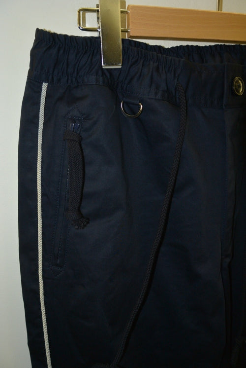 2017 S/S NUMBER (N)INE PIPING EASY PANTS NAVY/GRAY