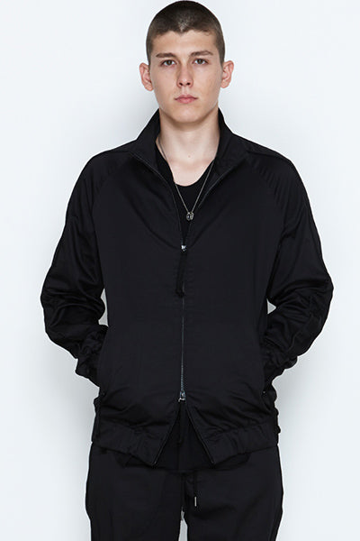 2017 S/S NUMBER (N)INE PIPING ZIP UP BLOUSON BLACK/BLACK
