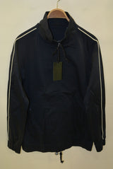 2017 S/S NUMBER (N)INE PIPING ZIP UP BLOUSON NAVY/GRAY