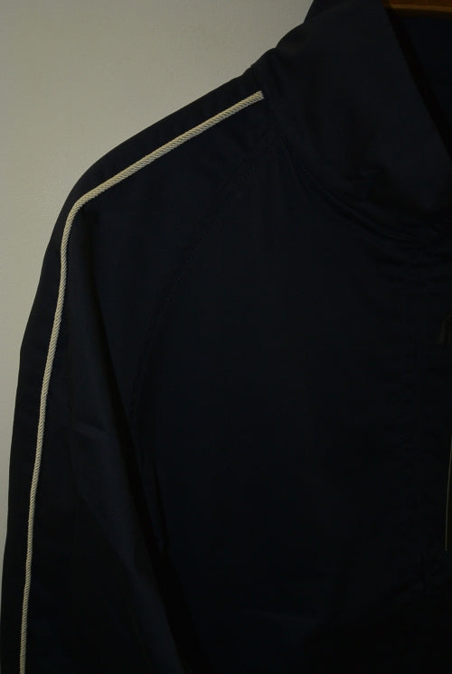 2017 S/S NUMBER (N)INE PIPING ZIP UP BLOUSON NAVY/GRAY