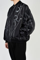 2020 S/S LAD MUSICIAN INKJET CHAIN AND HANDCUFF REVERSIBLE BLOUSON