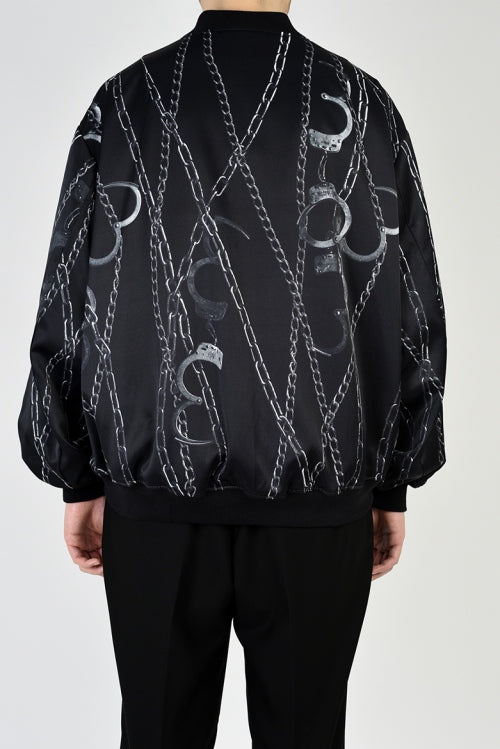 2020 S/S LAD MUSICIAN INKJET CHAIN AND HANDCUFF REVERSIBLE BLOUSON
