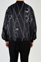 2020 S/S LAD MUSICIAN INKJET CHAIN AND HANDCUFF REVERSIBLE BLOUSON
