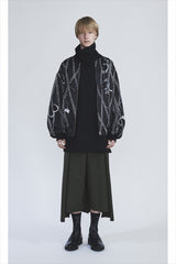 2020 S/S LAD MUSICIAN INKJET CHAIN AND HANDCUFF REVERSIBLE BLOUSON