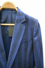 2016 S/S GalaabenD ツイルストレッチ ワイドストライプ BLUE×NAVY