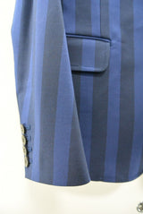 2016 S/S GalaabenD ツイルストレッチ ワイドストライプ BLUE×NAVY