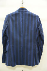 2016 S/S GalaabenD ツイルストレッチ ワイドストライプ BLUE×NAVY