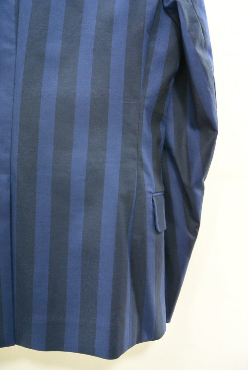 2016 S/S GalaabenD ツイルストレッチ ワイドストライプ BLUE×NAVY