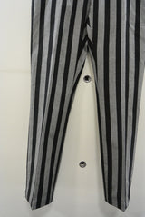 2016 S/S GalaabenD ツイルストレッチ ワイドストライプ tapered PT BLACK×OFF WHITE