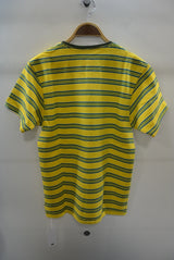 2016 S/S M / original jacquard crazy border crew neck t-shirts (yellow)
