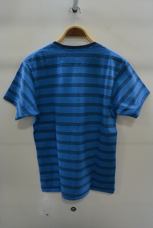 2016 S/S M / original jacquard crazy border crew neck t-shirts (blue)