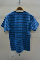2016 S/S M / original jacquard crazy border crew neck t-shirts (blue)