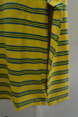2016 S/S M l/s original jacquard crazy border crew neck t-shirts (yellow)