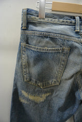 2016 S/S TMT CRUSH DENIM PANTS 519 INDIGO LIGHT