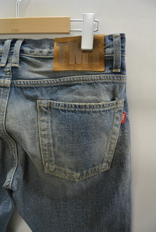 2016 S/S TMT CRUSH DENIM PANTS 519 INDIGO LIGHT