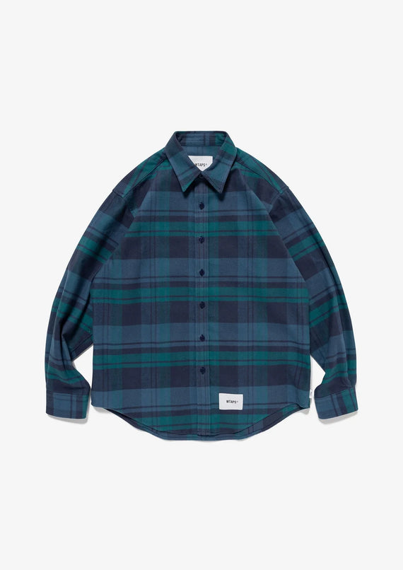RESTOCK 2026 A/W WTAPS TXT 01 / LS / COTTON. FLANNEL. TEXTILE