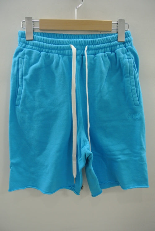 2015 S/S NUMBER (N)INE SWEAT SHORT PANTS_N(N) BLUE