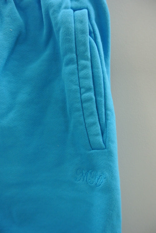 2015 S/S NUMBER (N)INE SWEAT SHORT PANTS_N(N) BLUE