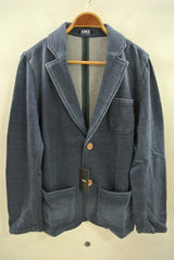 2015 S/S TMT SWEAT INDIGO JACKET INDIGO LIGHT