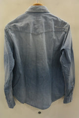 2017 S/S n(n) BY NUMBER (N)INE WESTERN SHIRTS_DENIM(DAMAGE_3D STAR) BLUE